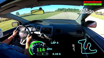 Gingerman Raceway 1 Lap with the Civic