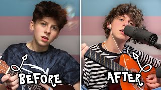 SINGING BEFORE AND AFTER TESTOSTERONE (FTM TRANS) | NOAHFINNCE