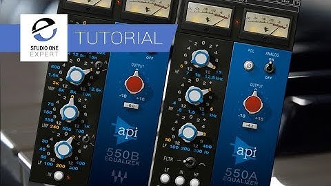 Using Waves API 55A and Puigchild on Piano - Free Video Tutorial