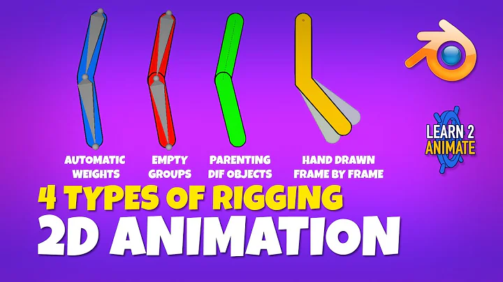 Different Types of Rigs in Grease Pencil Blender 2.9 2D and 3D