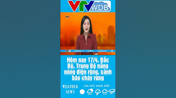 Hôm nay 17/4, Bắc Bộ, Trung Bộ nắng nóng diện rộng, cảnh báo cháy rừng | VTVWDB