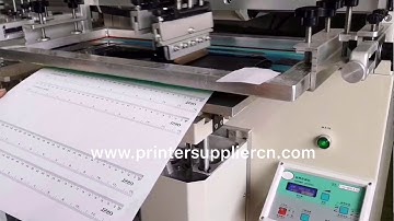 silk screen printing machinery for ruler,screen printer equipment for ruler
