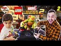 СХВАТКА С СУПЕР ОПАСНЫМ БОССОМ! Папа Роб и Ярик играют в Lego Marvel Super Heroes 2. Часть 2 13+