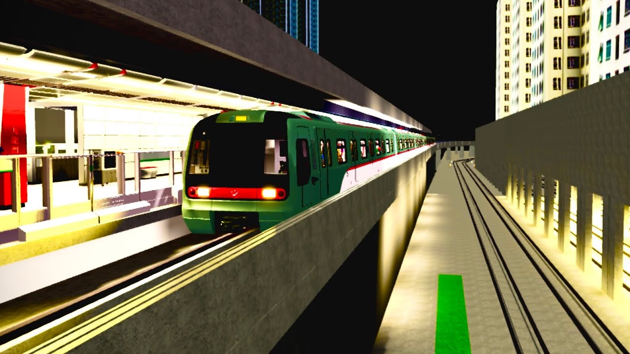 [你的外表是橙泡，但內表是紫泡，難道你是北港島綫的K-train]Roblox Kwun Tong Line 觀塘綫 調景嶺➡️彩虹