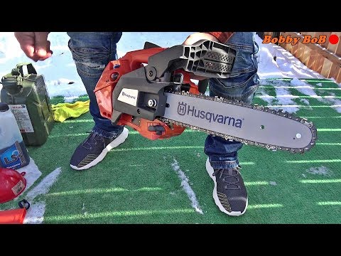 FIRST START Husqvarna t435 new chainsaw