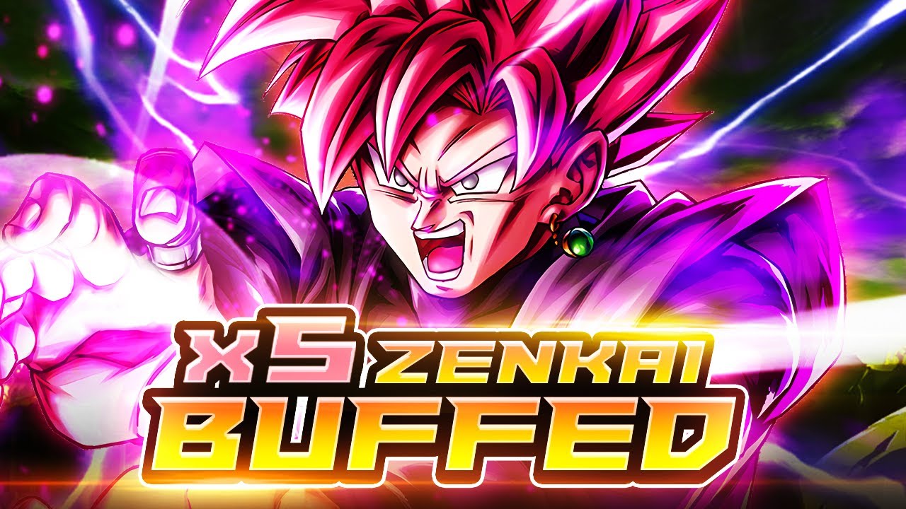 5x ZENKAI BUFFED LF TRANSFORMING GOKU BLACK IS UNKILLABLE! SPONGE ALL DMG! | Dragon Ball Legends