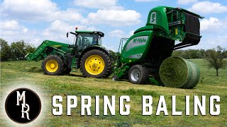 Spring Baling at Marble Ridge Farms