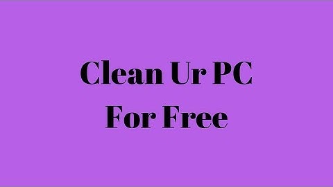 How to make a Batch File to Clean Your PC Daily......