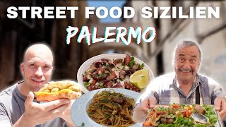 Die heftigste STREET FOOD TOUR in Palermo, Italien  | Original SIZILIEN FOOD