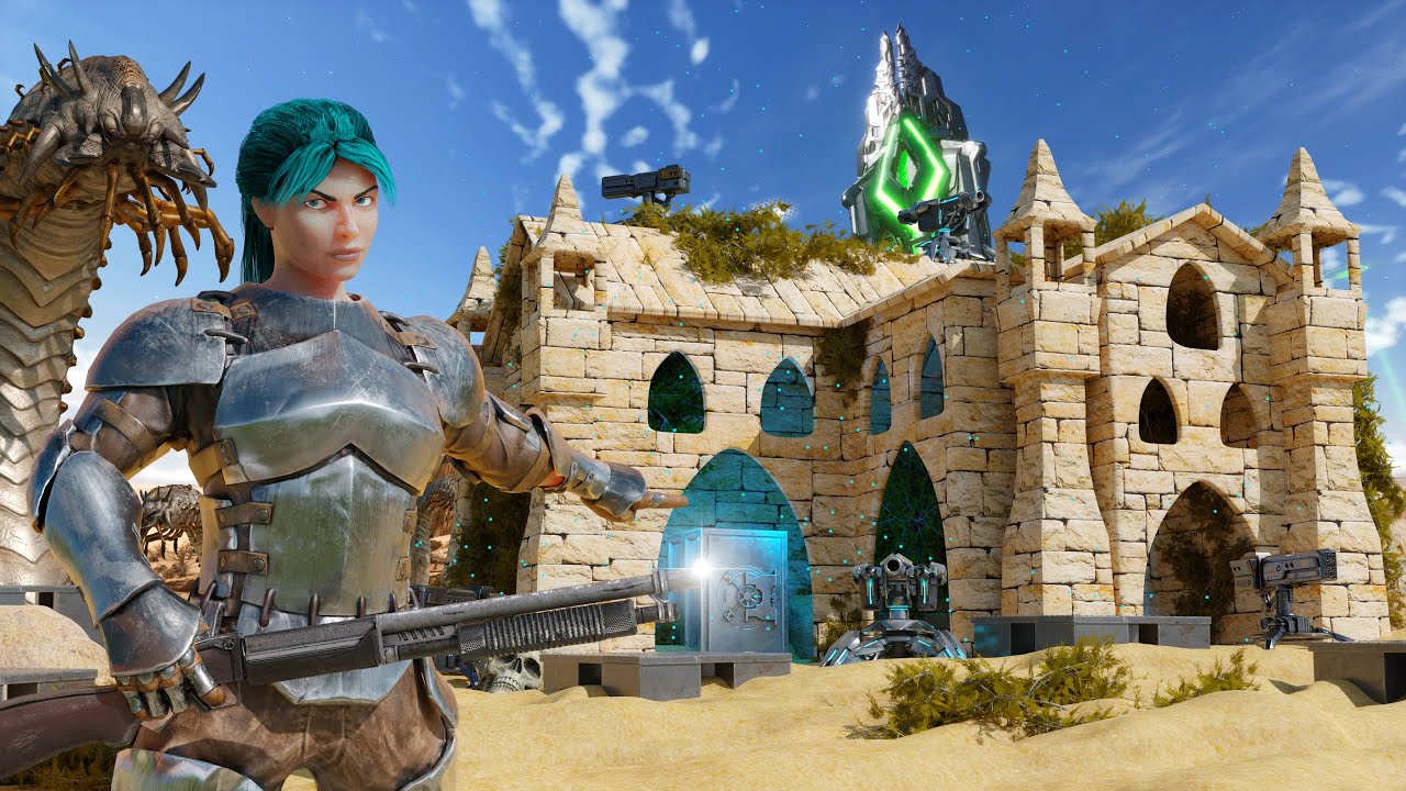 I Lived Inside Of A CHURCH Day 1 In ARK PvP - THE MOVIE