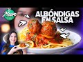 DELICIOSAS ALBÓNDIGAS EN SALSA 🍝| LA MEJOR RECETA | Muve Flavors