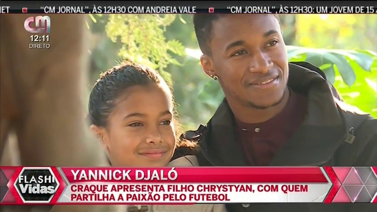 Yannick Djaló em Entrevista Apresenta o Filho Chrystyan ...