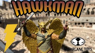 HAWKMAN Black Adam Movie McFarlane Toys DC Multiverse Live Review in ROME
