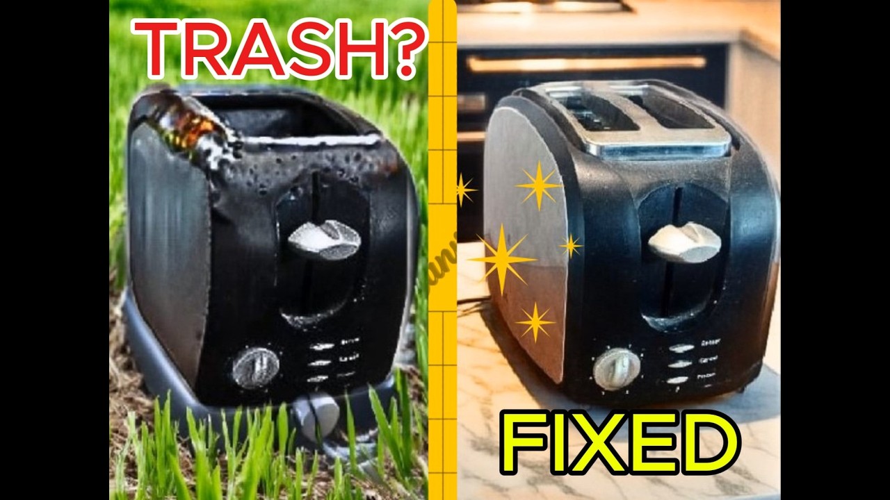 Saved from the Trash: Vintage Toaster Deep Cleaning & Repair