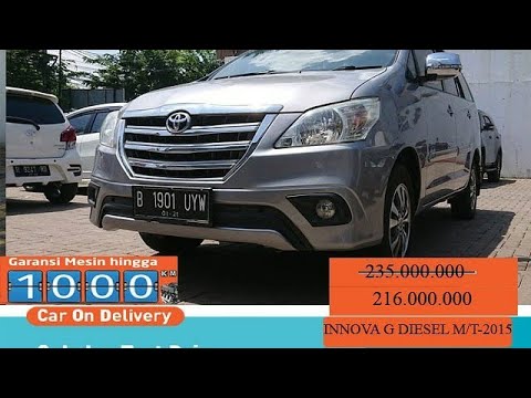 REVIEW Harga  Mobil  Innova  Bekas  Innova  G Diesel M T 2021  