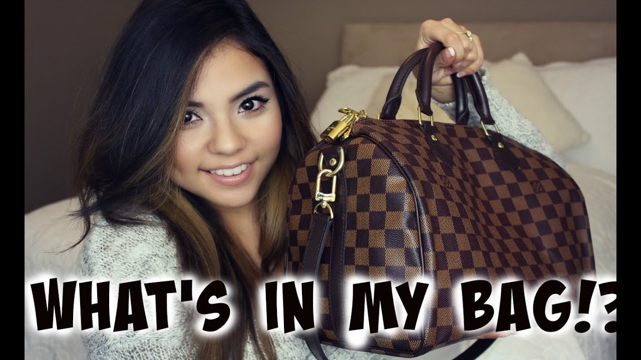 WHAT'S IN MY LV SPEEDY BANDOULIERE 30?!
