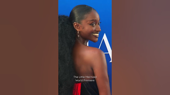 48 seconds of fabulous fashion at the world premiere of The Little Mermaid