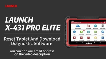 X 431 PRO ELITE Reset Tablet And Download Diagnostic Software