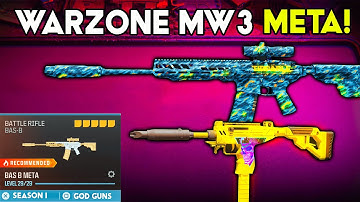 NEW Top 10 OVERPOWERED LOADOUTS for WARZONE MW3! 💪 (Meta Best Class Setups Warzone Guns)