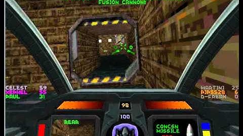 Descent 2 Multiplayer 2-4-player Anarchy (Same people)