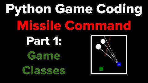 Python Game Programming Tutorial: Missile Command Part 1