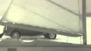 doc - Iceboat Races With Car on Frozen Lake St  Clair 1935 Chevrolet Newsreel
