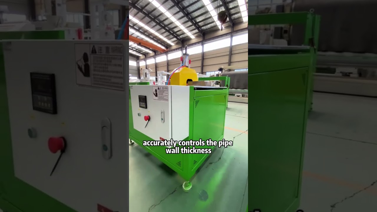 Complete machine display of one-outlet two-square tube extrusion equipment 