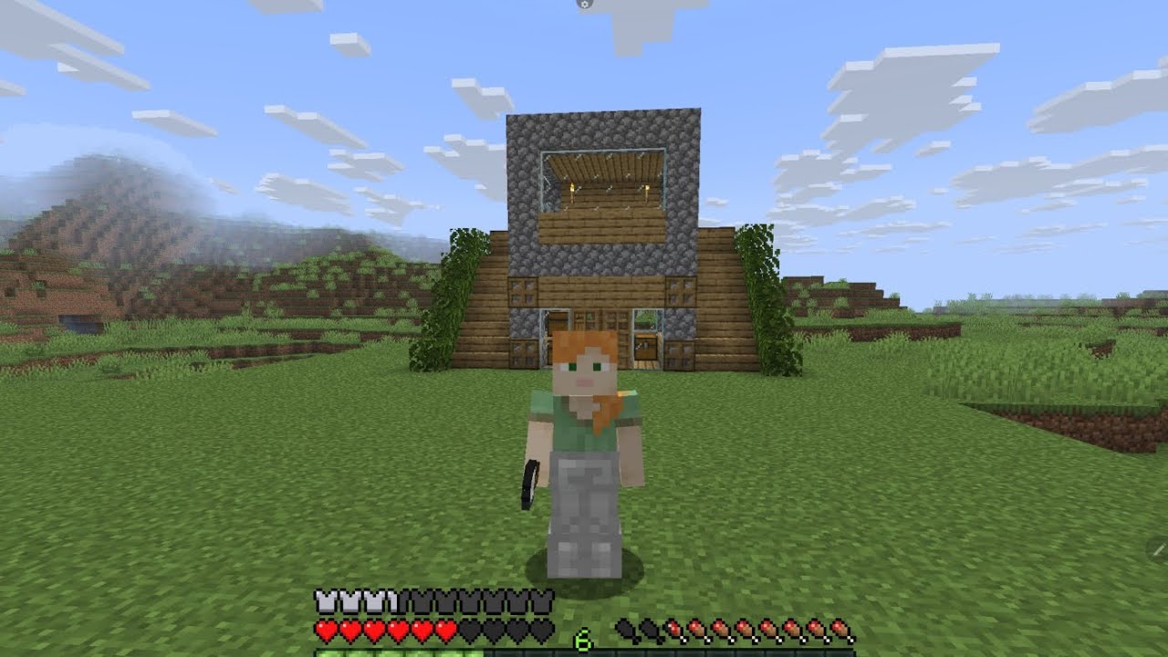 Minecraft survival series ep-2.making are first house in minecraft ...