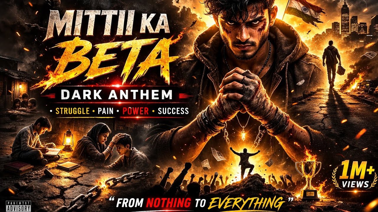 MITTII KA BETA 🔥 Dark Anthem | Reality of Struggle | Desi Motivational Song 2026