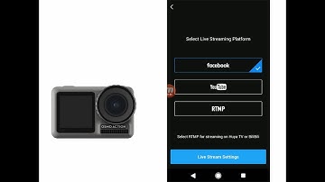 Osmo Action How Live Steam Facebook with DJI Mimo