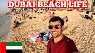 Exploring Dubai's BEST Beach: Jumeirah Beach | The Beach at JBR 2024 🇦🇪