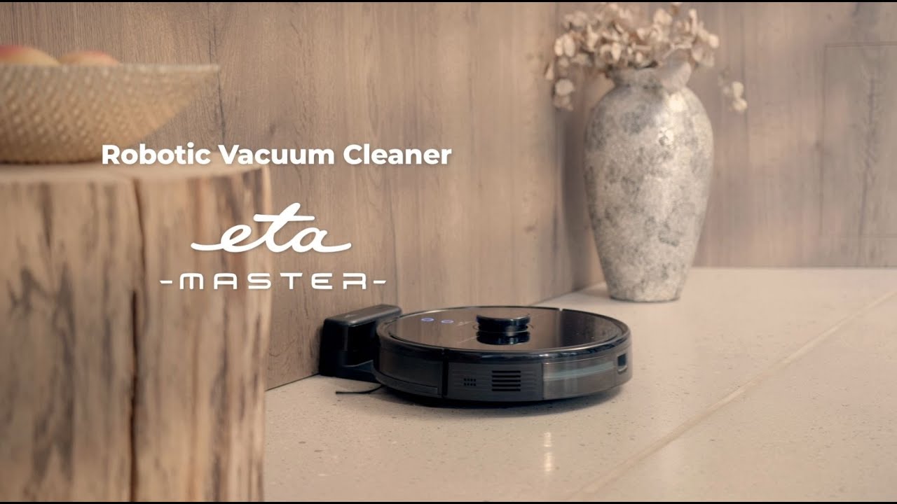 Robotic vacuum cleaner ETA Master - YouTube