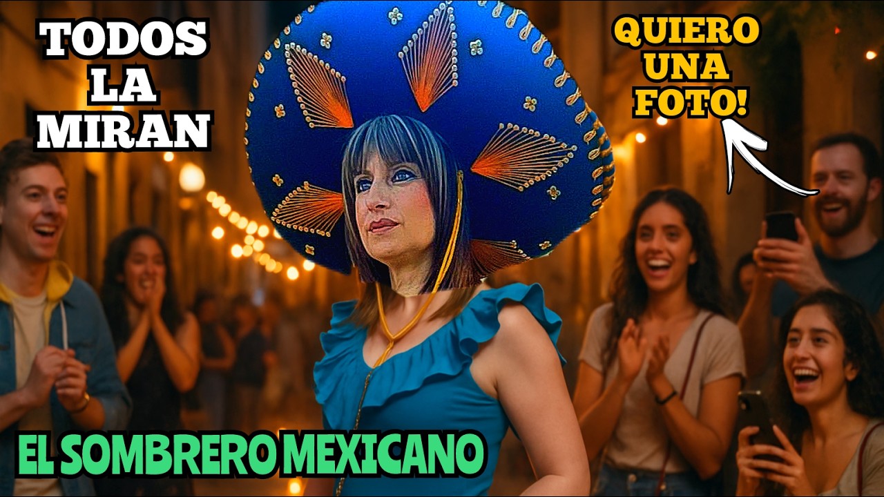 MI ESPOSA LUCIÓ UN SOMBRERO MEXICANO en EUROPA y DEJÓ A TODOS EN SHOCK