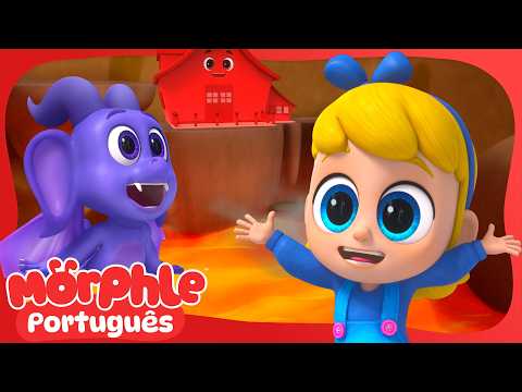 O Chão é Lava! 🌋 Morphle em Português 🔴 Desenhos Animados Infantis