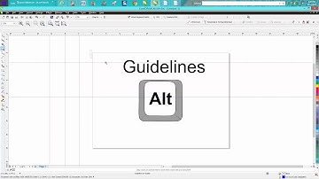Corel Draw Tips & Tricks Guide Lines with the Alt Key