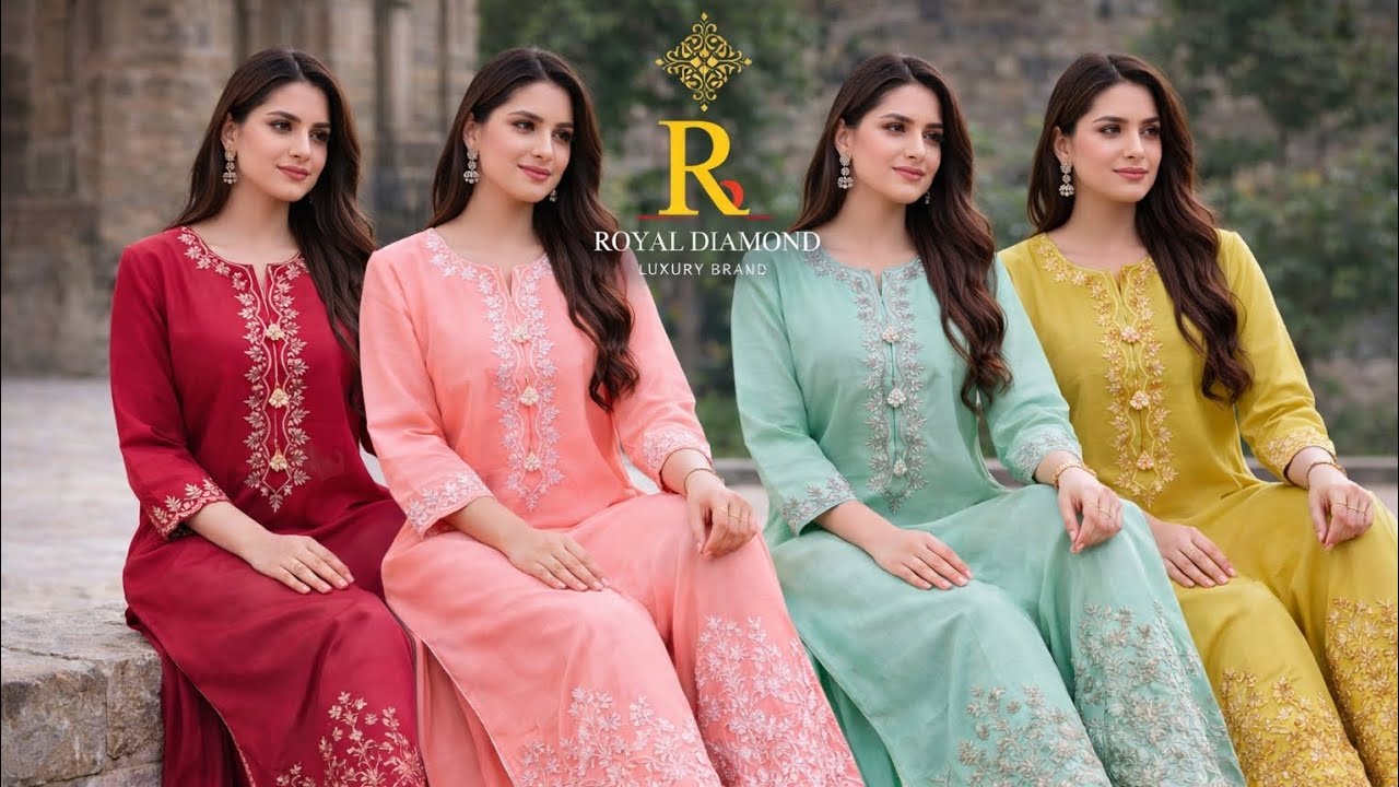 RD Luxury Brand Official Volume 5 | Embroidered 3pc stitched Plazo Suits 2026 | Eid Collection 2026