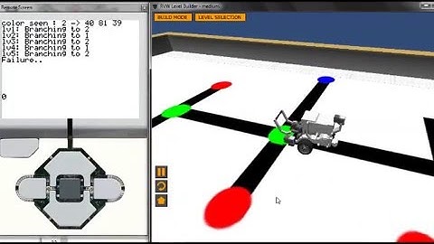 Lego EV3 Challange : Solving a maze