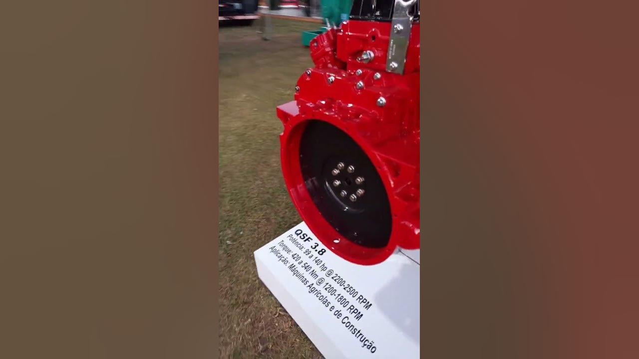 Motor cummins qsf 3 8 novo youtube