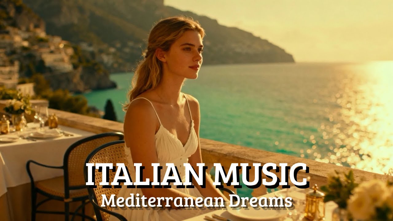 Italy Relaxing Instrumental 🎶 Soothing Italy Music for Sleep Study Amalfi Coast & Como