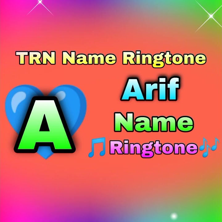 Arif name ringtone//TRN Name Ringtone
