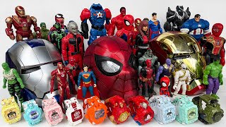 Avengers vs DC Superman big and small toys collection review ASMR | Superhero toys | KO Robot Watch screenshot 2