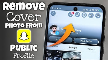 How to Remove Cover Photo From Snapchat Public Profile