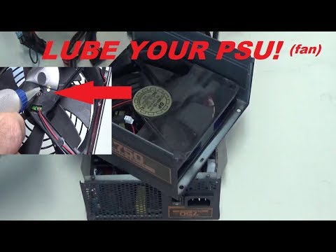 Video: How To Lubricate The PSU Fan