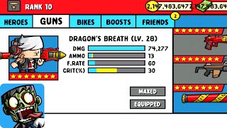 Dragon's Breath MAX LEVEL! || Zombie Age 3 screenshot 4