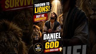 Daniel in the Lions' Den 🦁 | Bible Story #Bible #BibleShorts #Daniel