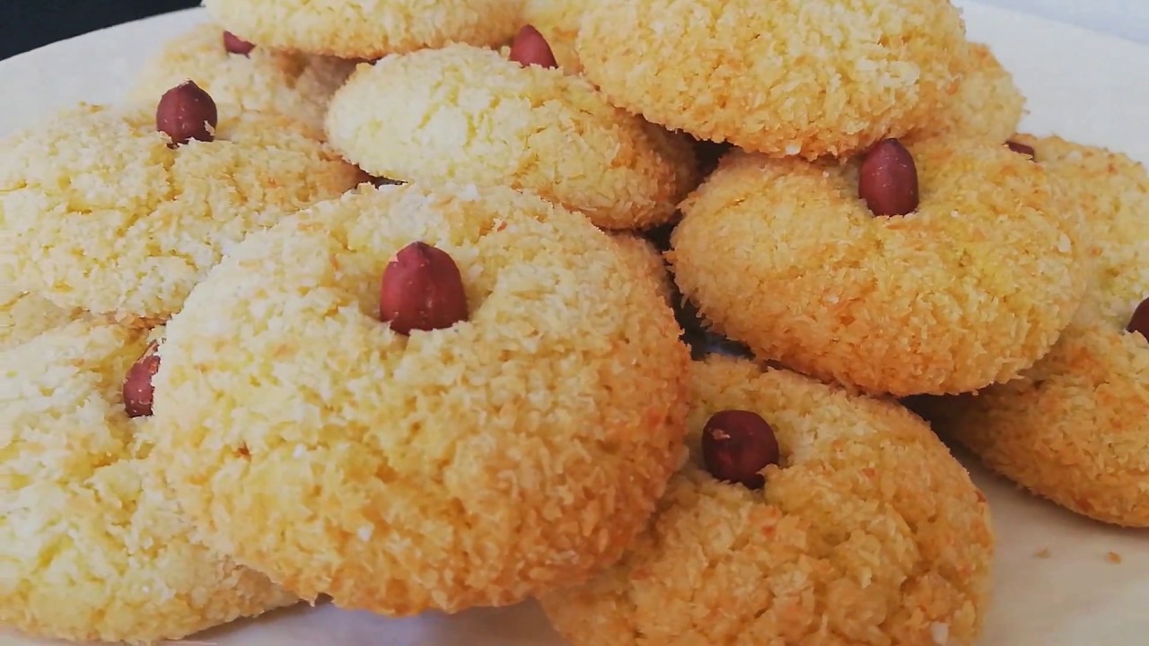 غريبة السميدة السهلة و الاقتصادية بمكونات متوفرة فكل مطبخ\\حلويات عيد الاضحى 2018العبار بكاس العنبة