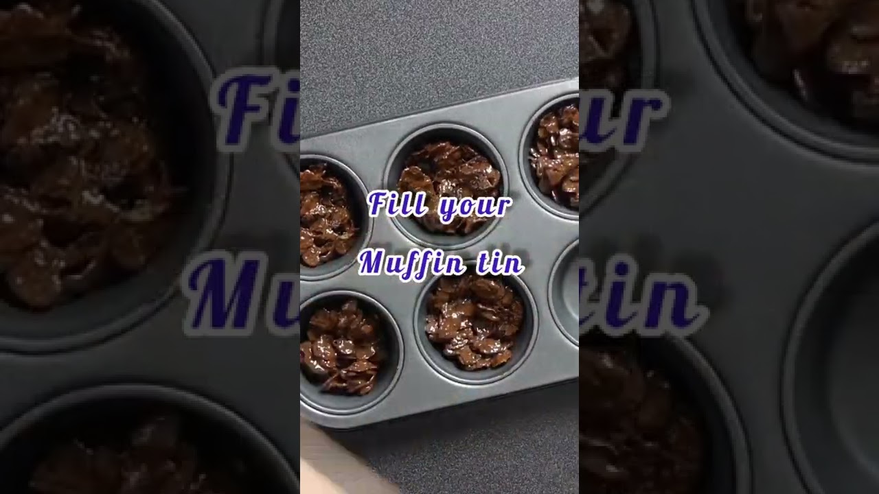 Easy easter nest using cornflakes and chocolate. 