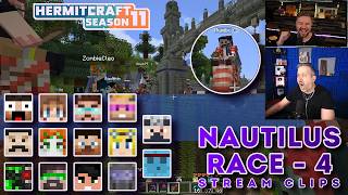 Nautilus Race - 4 | Multi-POV | Stream Clips | Hermitcraft Season 11