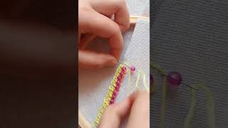 5-Minute Embroidery Anyone Can Make🪡😍 #embroidery #art #trending #handwork #handmade #viral