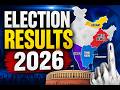 ELECTIONS RESULTS LIVE: Saffron Wave in Bengal, Yellow Surge in Tamil Nadu—Full Election Breakdown